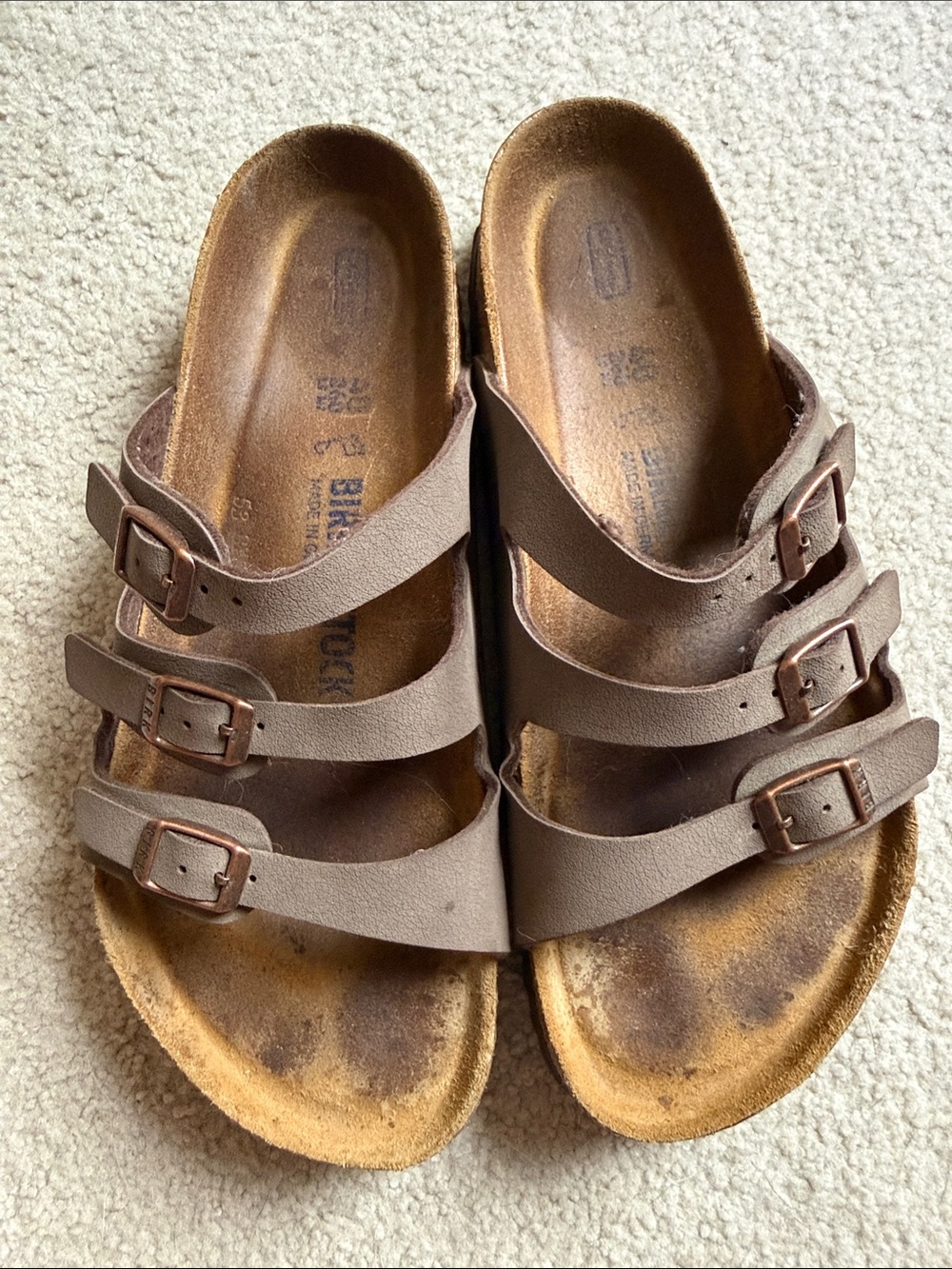 Birkenstock 3 strap Florida Sandal EU sz 40 - Picture 3 of 7